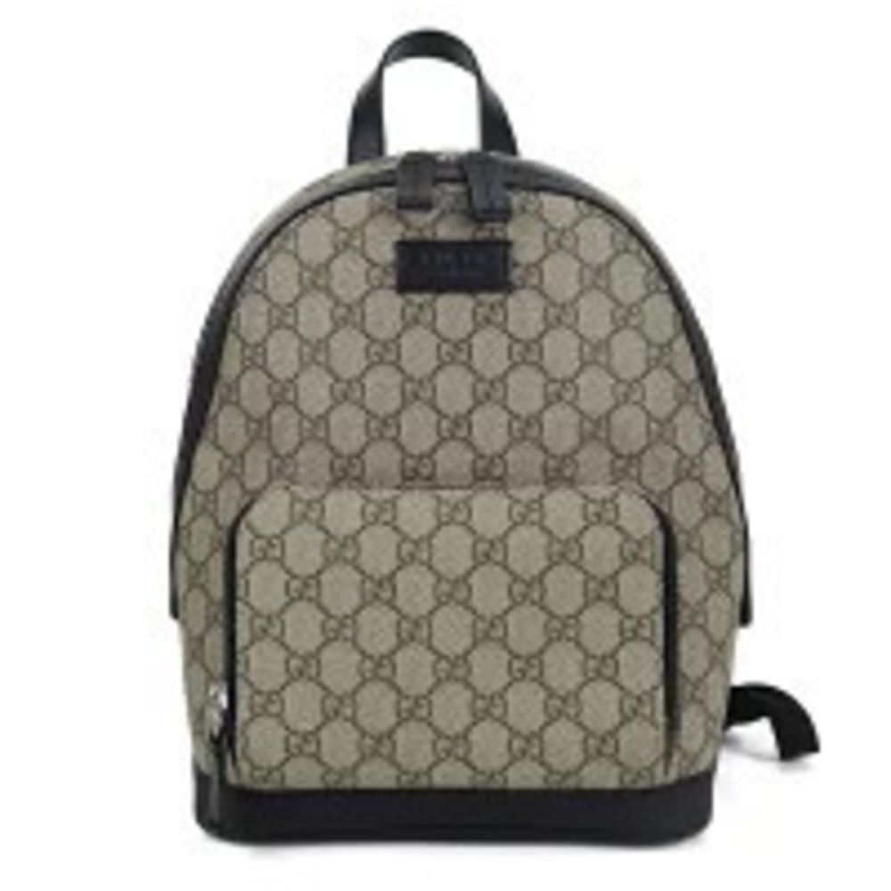 Gucci Backpack Rucksack Daybag GG Supreme Beige Cream Bag Travel